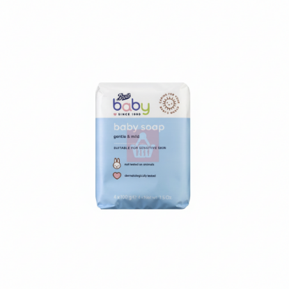 boots gentle And mild baby soap - 4x100g এর ছবি