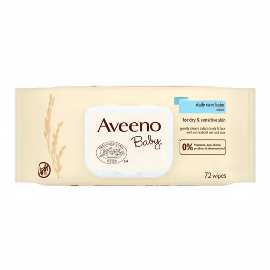 Aveeno Baby Wipes / 72 pes এর ছবি