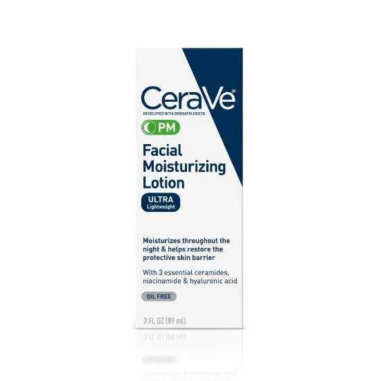 CeraVe PM Ultra Lightweight Facial Moisturizing Lotion 89ml এর ছবি