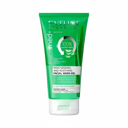 Eveline Cosmetics Facemed+ Aloe Vera Moisturising and Soothing Facial Wash Gel 3 in 1 এর ছবি
