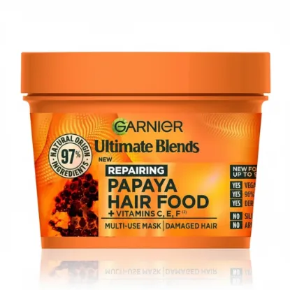Garnier Ultimate Blends Repairing Papaya Hair Food 400ml এর ছবি