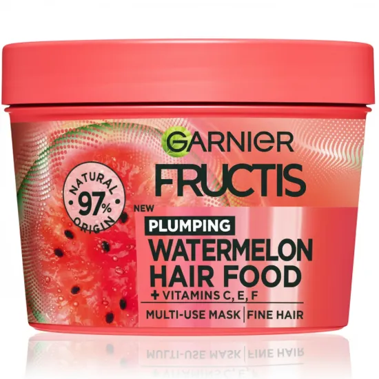 Garnier Ultimate Blends Plumping Watermelon Hair Food Multi Use Hair Mask 400ml এর ছবি