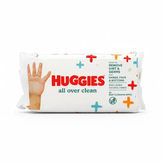 Huggies All Over Clean Baby Cleansing Wipes (56 Wipes) এর ছবি