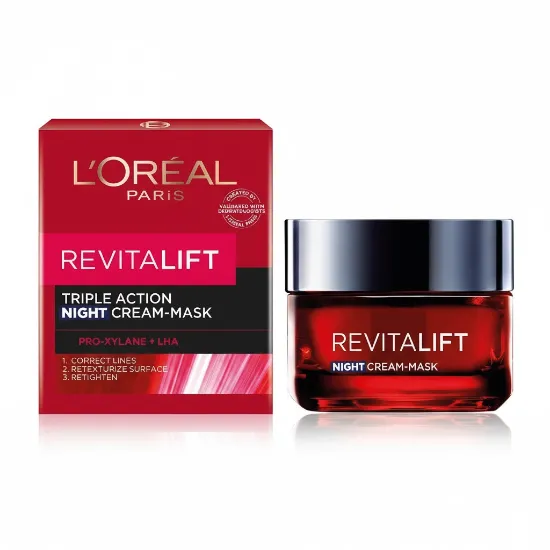 L'Oreal Revitalift Triple Action Night Cream-Mask 50ml এর ছবি