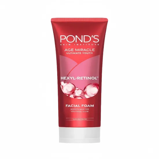 Ponds Age Miracle Ultimate Youth Hexyl Retinol Facial Foam - 90g এর ছবি