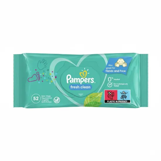Pampers Fresh Clean Baby Wipes (52 Wipes) এর ছবি