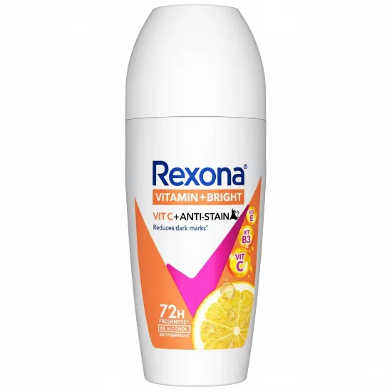 Rexona Vitamin+Bright Vitamin C + Anti-Stain Antiperspirant 45ml এর ছবি