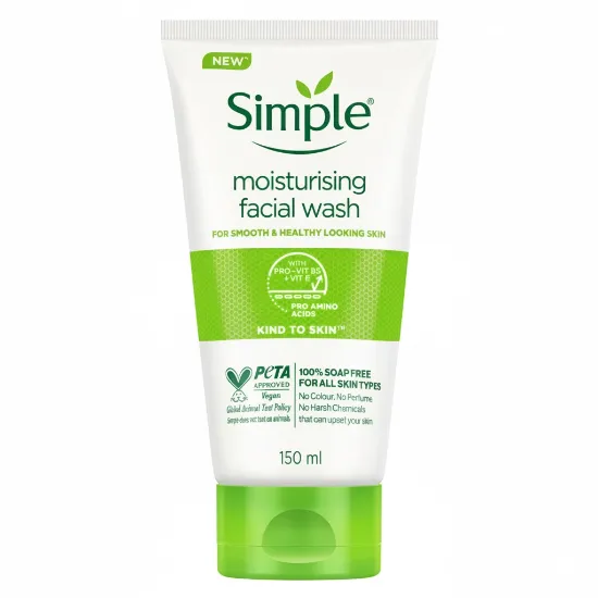 Simple Kind To Skin Moisturising Facial Wash 150 ml এর ছবি