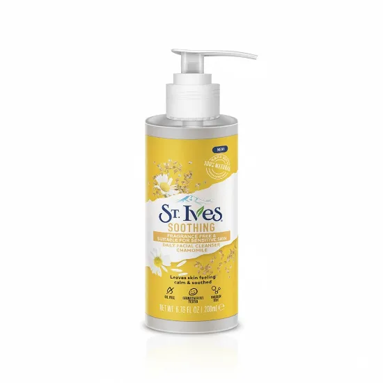 St. Ives Soothing Chamomile Fragrance Free Daily Facial Cleanser for Sensitive Skin এর ছবি