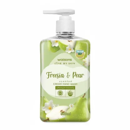 Watsons Freesia & Pear Scented Cream Hand Wash 500ml এর ছবি